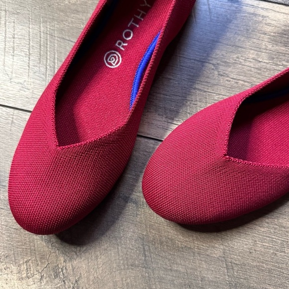 Rothy’s Red Round Toe Ballet Flat - Picture 5 of 6